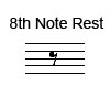 8th Note Rest