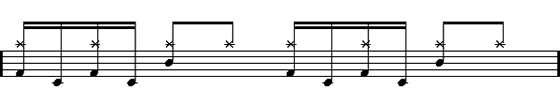 Double Bass Drum Beat #3