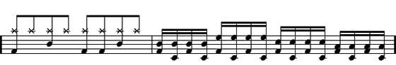 Double Bass Drum Fill #2