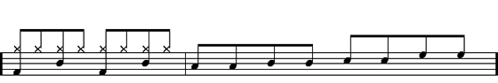 Eighth Note Fill #4
