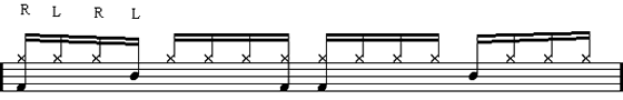 Sixteenth Note Beat #3