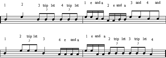 Eighth Note Triplets Notes #3