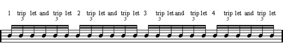Sixteenth Note Triplets #1