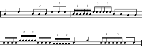 Sixteenth Note Triplets #3